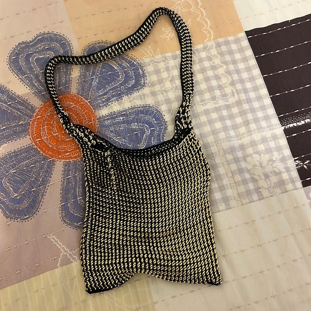 Zara gold chain mail bag